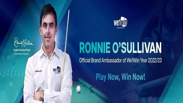 Ronnie O’Sullivan - We1Win Casino Ambassador